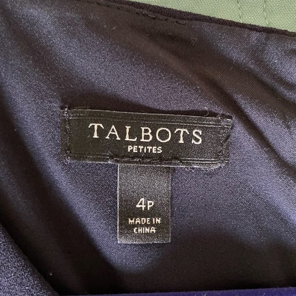 Talbots Navy Dress - Picture 3 of 3